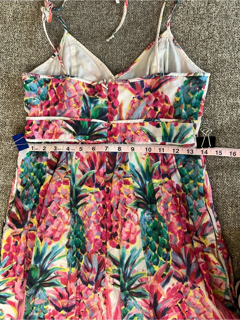 J. Crew Pastel Watercolor Slip Dress in Pink, Green & Blue
